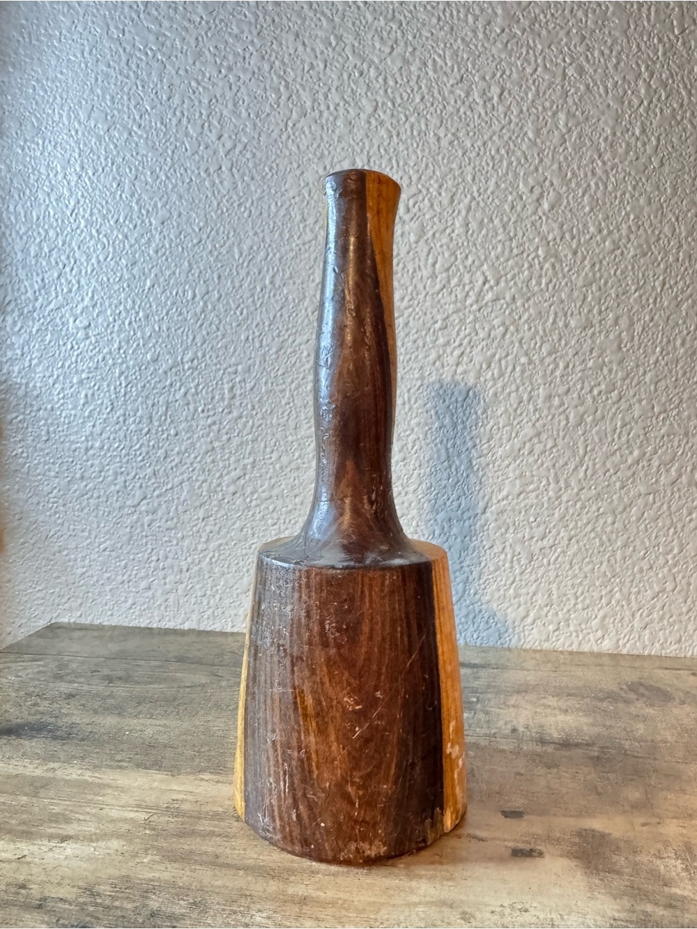 Vintage Turned Wooden Butter Paddle / Butter Print Mold - Picture 4 of 12